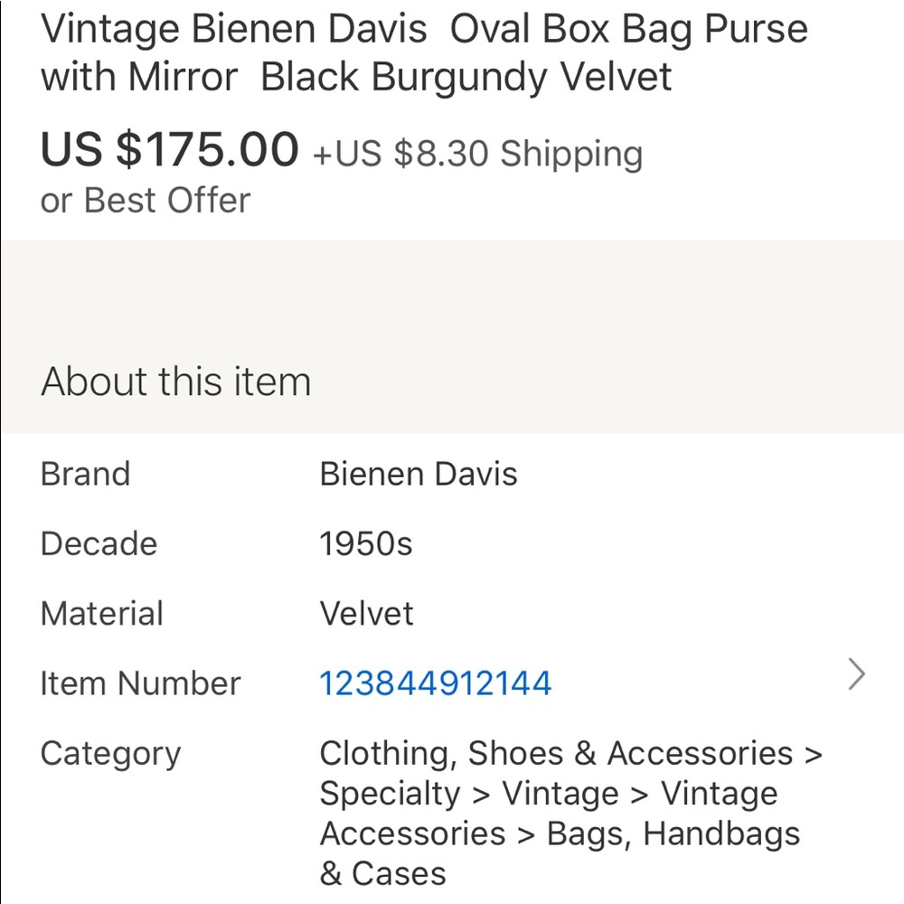 Vintage bienen-davis Clutch - Picture 8 of 8